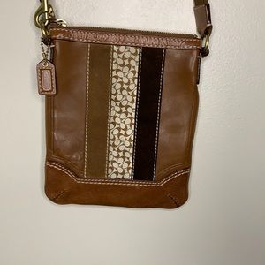 Coach vintage leather crossbody